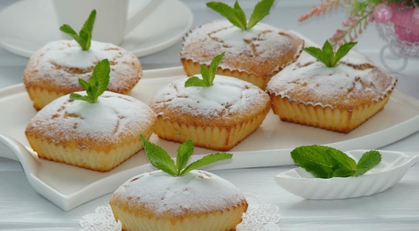 Творожные кексы с манкой, пошаговый рецепт с фото Творожные кексы с манкой, пошаговый рецепт с фото