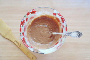 Пирог "Зебра" с вишней Пирог "Зебра" с вишней