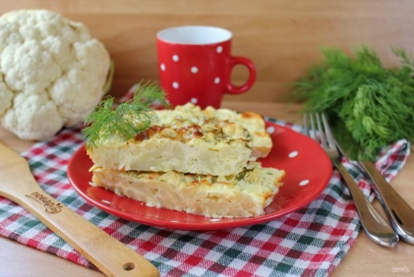 Цветная капуста с фетой Цветная капуста с фетой