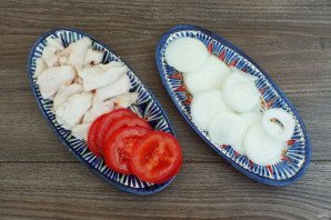 Шашлык из печени с салом