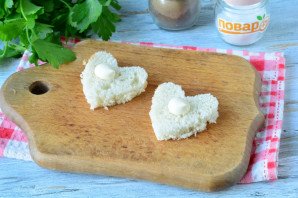 Бутерброды в виде сердца Бутерброды в виде сердца