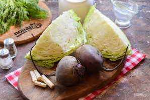 Капуста со свеклой и хреном на зиму Капуста со свеклой и хреном на зиму