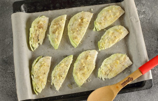 Стейк из капусты в духовке Стейк из капусты в духовке