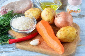 Суп с красным острым перцем Суп с красным острым перцем