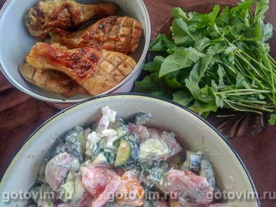 Куриные ножки на мангале, маринованные в соевом соусе