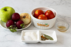 Томатно-сливовый соус на зиму Томатно-сливовый соус на зиму