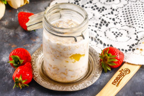 Ленивая овсянка с творогом