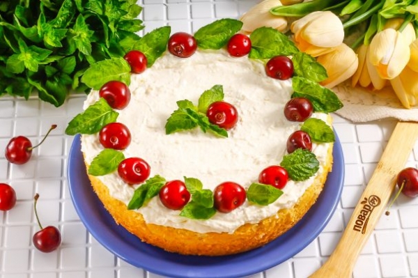 ПП торт с творожным кремом ПП торт с творожным кремом