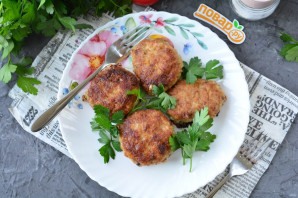 Котлеты из индейки с баклажанами Котлеты из индейки с баклажанами