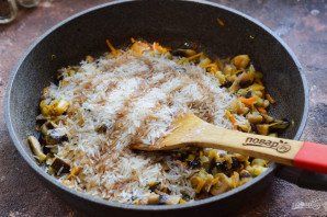 Овощное рагу с рисом и баклажанами Овощное рагу с рисом и баклажанами