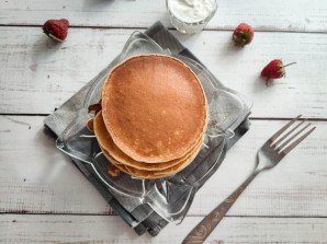 Панкейки без соды и разрыхлителя