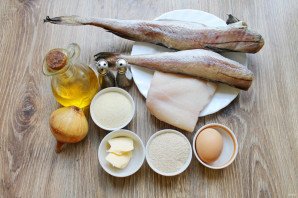 Рыбные котлеты с кальмарами