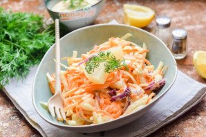 "Коул слоу" с ананасом "Коул слоу" с ананасом