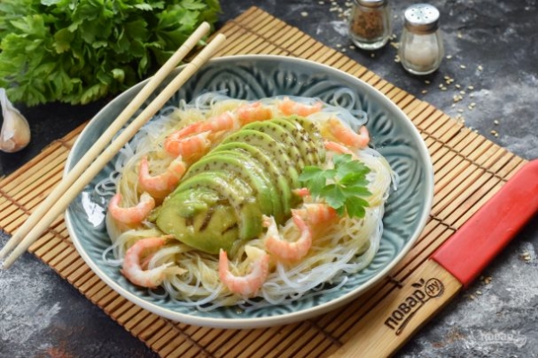 Салат "Эби авокадо" Салат "Эби авокадо"