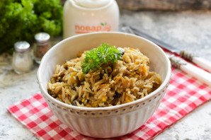 Овощное рагу с рисом и баклажанами Овощное рагу с рисом и баклажанами