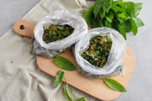 Щавель на зиму без соли Щавель на зиму без соли