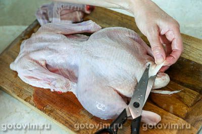 Утка, запеченная в рукаве с глазурью из соевого соуса с медом и апельсиновым соком Утка, запеченная в рукаве с глазурью из соевого соуса с медом и апельсиновым соком