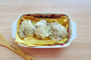 Бедрышки в лаваше в духовке