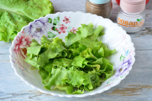 Салат с бастурмой