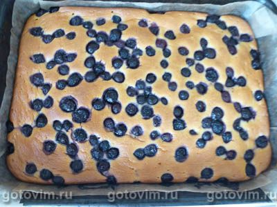 Запеканка творожная с черникой Запеканка творожная с черникой