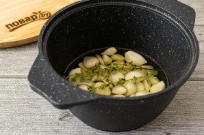 Чеснок конфи