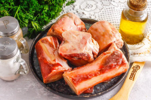 Запеченные мозговые косточки Запеченные мозговые косточки