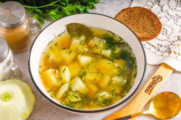 Суп из патиссонов Суп из патиссонов