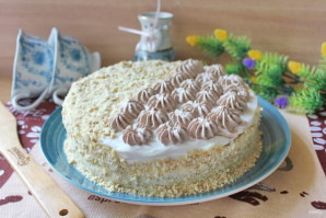 Сметанный торт без яиц