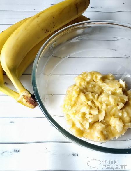 Рецепт: Банановые оладьи - с маком и ванилью Рецепт: Банановые оладьи - с маком и ванилью