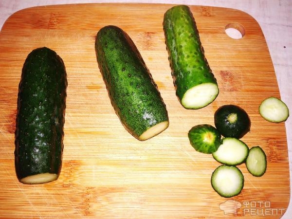 Рецепт: Битые огурцы - Быстро маринованные огурчики Рецепт: Битые огурцы - Быстро маринованные огурчики