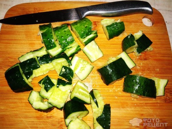 Рецепт: Битые огурцы - Быстро маринованные огурчики Рецепт: Битые огурцы - Быстро маринованные огурчики