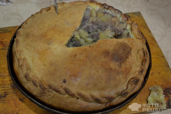 Рецепт: Большой бэлиш - Зур бэлиш - татарская кухня для большой семьи! Рецепт: Большой бэлиш - Зур бэлиш - татарская кухня для большой семьи!