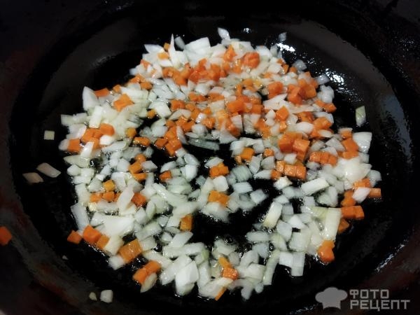 Рецепт: Булгур с куриным филе - с овощами и помидорами в собственном соку