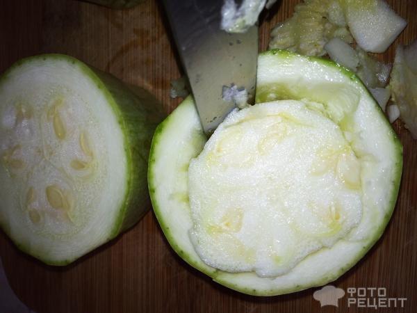 Рецепт: Кабачки "Пенечки" - С сырно-яичной начинкой: быстро и вкусно