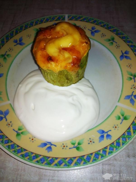 Рецепт: Кабачки "Пенечки" - С сырно-яичной начинкой: быстро и вкусно