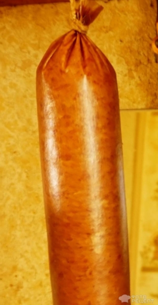 Рецепт: Колбаса ветчинная рубленная - колбаса в домашних условиях