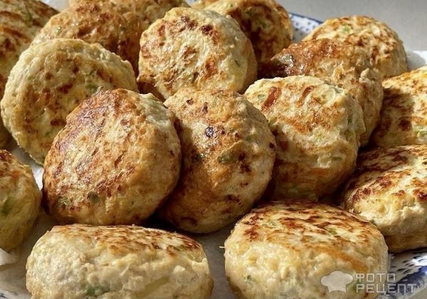 Рецепт: Котлеты из куриного филе на сковородке - с кабачком Рецепт: Котлеты из куриного филе на сковородке - с кабачком