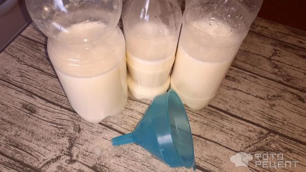 Рецепт: Кумыс в домашних условиях - из сгущенки и кефира