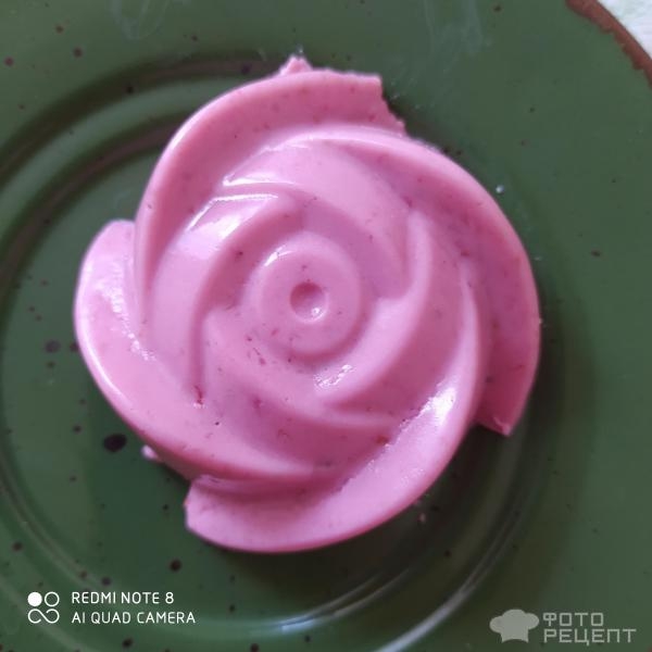 Рецепт: Малиновое суфле - Летний десерт, с творогом Рецепт: Малиновое суфле - Летний десерт, с творогом