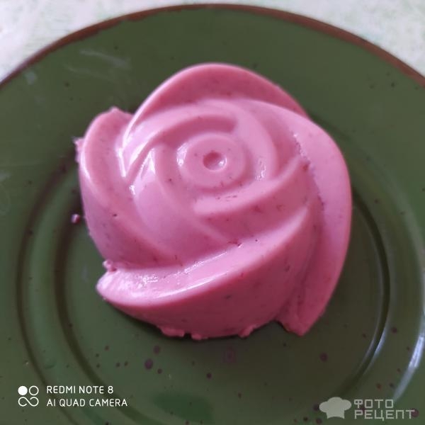 Рецепт: Малиновое суфле - Летний десерт, с творогом Рецепт: Малиновое суфле - Летний десерт, с творогом