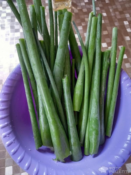 Рецепт: Омлет с "луковыми дудками" - "в сковороде" Рецепт: Омлет с "луковыми дудками" - "в сковороде"