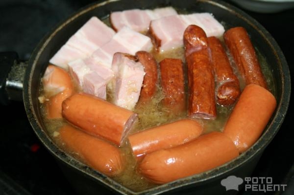 Рецепт: Шукрут - Блюдо эльзасской кухни Рецепт: Шукрут - Блюдо эльзасской кухни