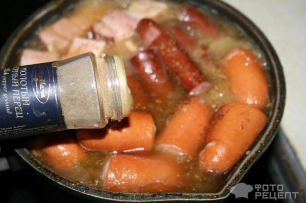 Рецепт: Шукрут - Блюдо эльзасской кухни Рецепт: Шукрут - Блюдо эльзасской кухни