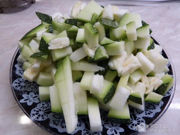 Рецепт: Суп из кабачка - Легкий супчик на мясном бульоне