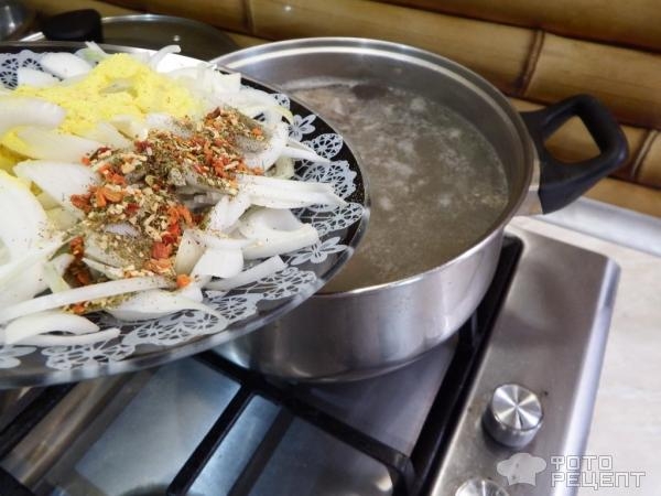 Рецепт: Суп из кабачка - Легкий супчик на мясном бульоне