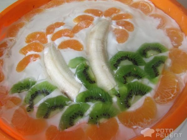 Рецепт: Торт для детей от двух лет - пекла на день рождения