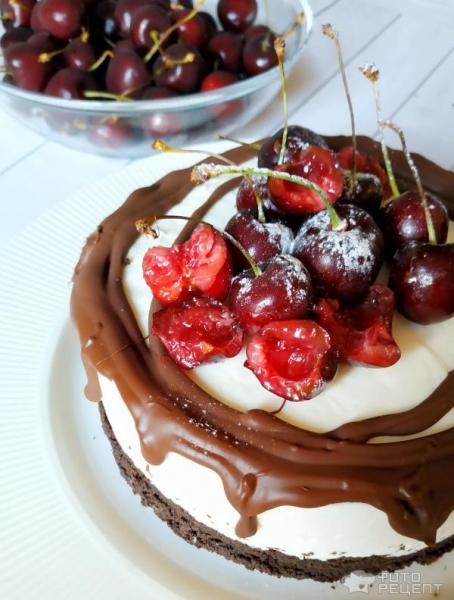 Рецепт: Торт-мороженое - вкус мороженного из детства