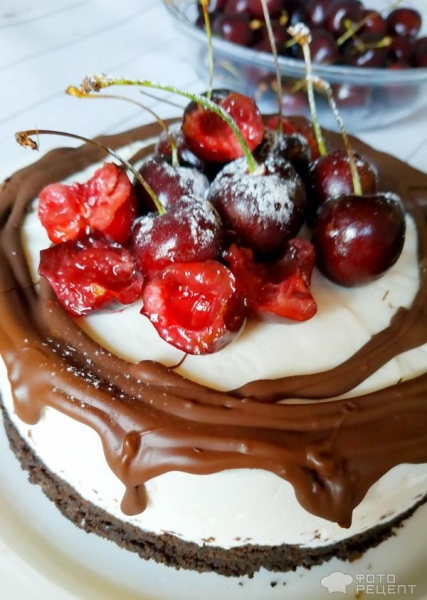 Рецепт: Торт-мороженое - вкус мороженного из детства