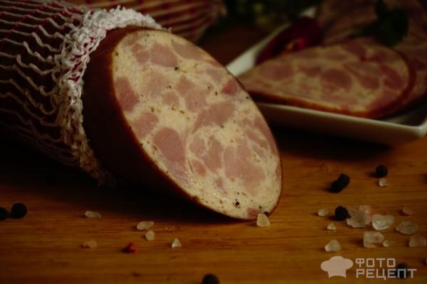 Рецепт: Ветчина из птицы - из индейки и курицы