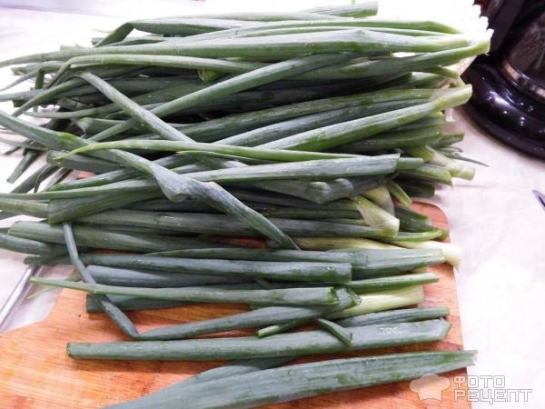 Рецепт: Зеленый лук в заморозку - Зимой как найдете Рецепт: Зеленый лук в заморозку - Зимой как найдете